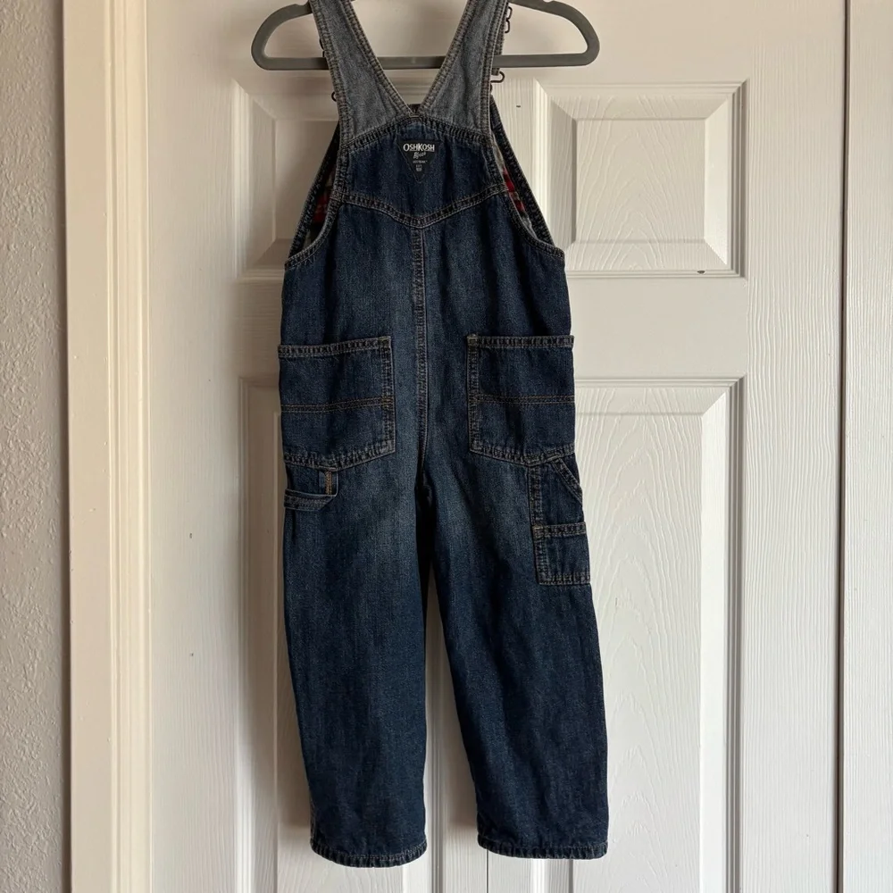 Osh kosh fleece lined overalls
